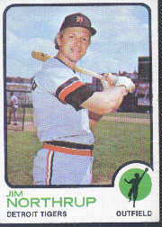1973 Topps Baseball Cards      168     Jim Northrup